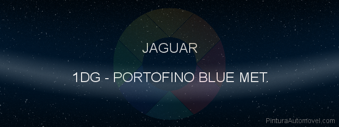 Pintura Jaguar 1DG Portofino Blue Met.