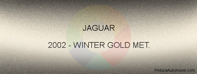 Pintura Jaguar 2002 Winter Gold Met.