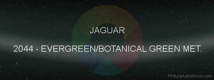 Pintura Jaguar 2044 Evergreen/botanical Green Met.