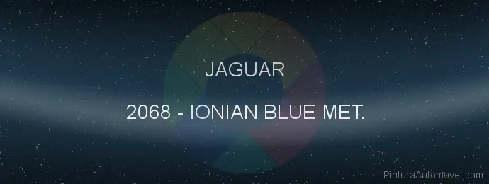 Pintura Jaguar 2068 Ionian Blue Met.