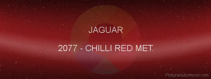 Pintura Jaguar 2077 Chilli Red Met.