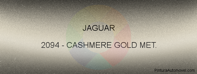 Pintura Jaguar 2094 Cashmere Gold Met.