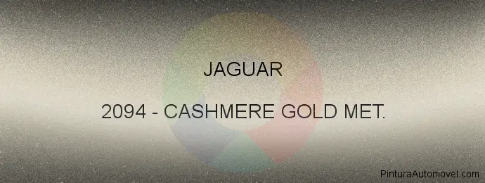 Pintura Jaguar 2094 Cashmere Gold Met.