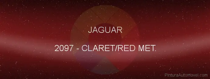 Pintura Jaguar 2097 Claret/red Met.