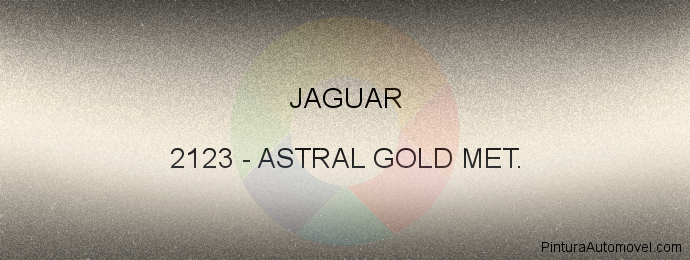 Pintura Jaguar 2123 Astral Gold Met.
