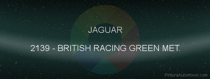 Pintura Jaguar 2139 British Racing Green Met.