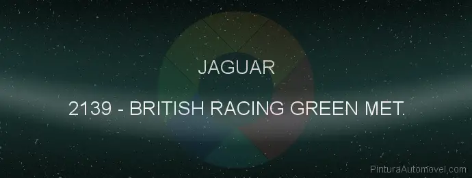 Pintura Jaguar 2139 British Racing Green Met.