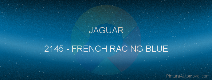 Pintura Jaguar 2145 French Racing Blue