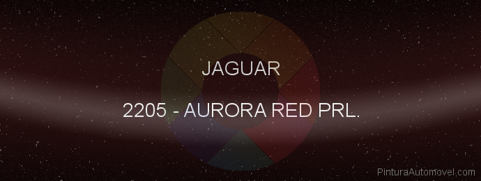 Pintura Jaguar 2205 Aurora Red Prl.