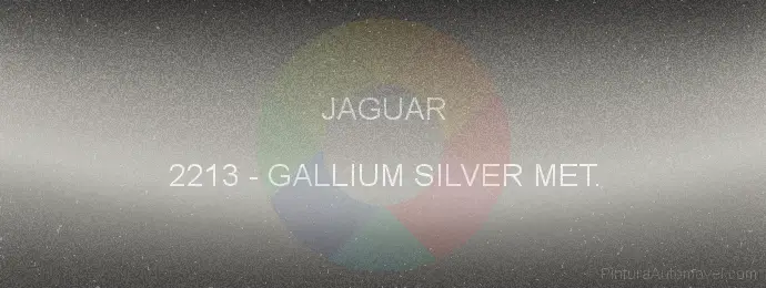 Pintura Jaguar 2213 Gallium Silver Met.