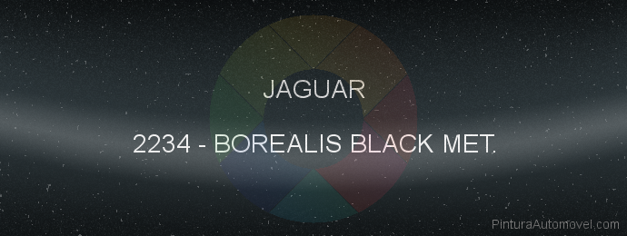 Pintura Jaguar 2234 Borealis Black Met.