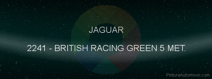 Pintura Jaguar 2241 British Racing Green 5 Met.