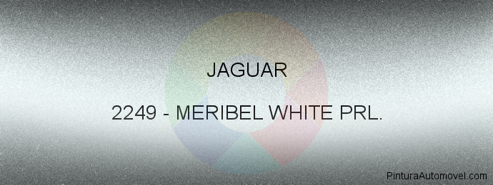 Pintura Jaguar 2249 Meribel White Prl.