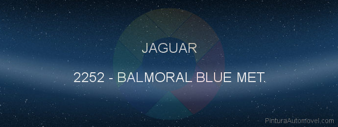 Pintura Jaguar 2252 Balmoral Blue Met.