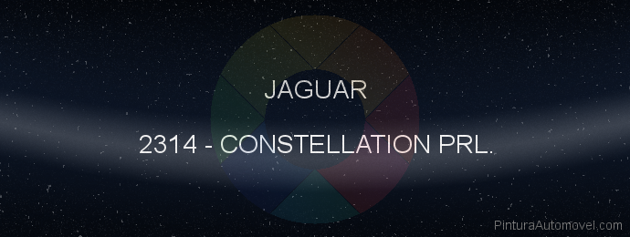 Pintura Jaguar 2314 Constellation Prl.