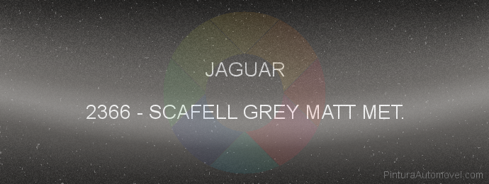 Pintura Jaguar 2366 Scafell Grey Matt Met.
