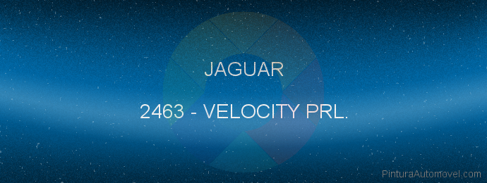 Pintura Jaguar 2463 Velocity Prl.