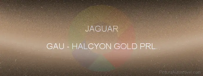 Pintura Jaguar GAU Halcyon Gold Prl.