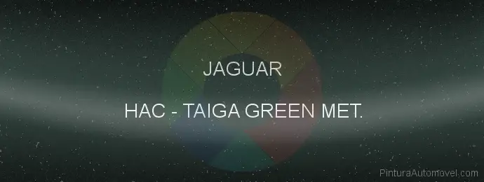 Pintura Jaguar HAC Taiga Green Met.