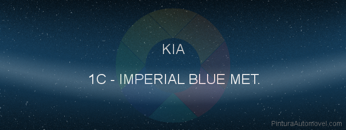 Pintura Kia 1C Imperial Blue Met.