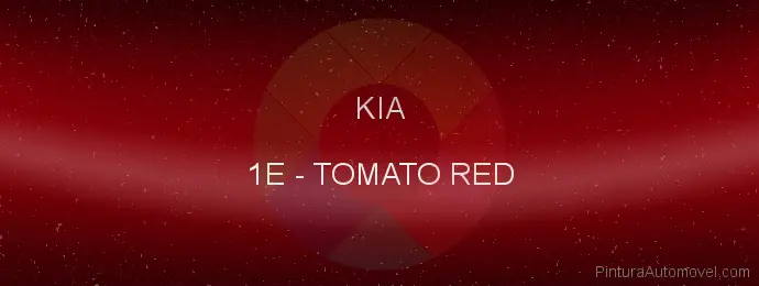 Pintura Kia 1E Tomato Red