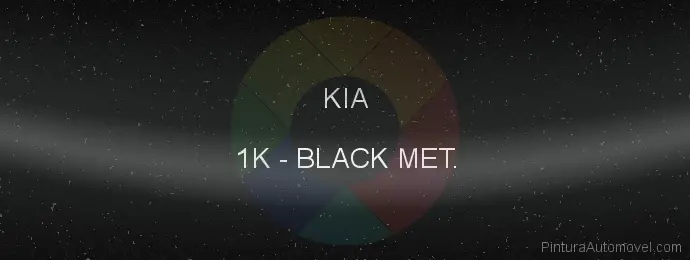 Pintura Kia 1K Black Met.