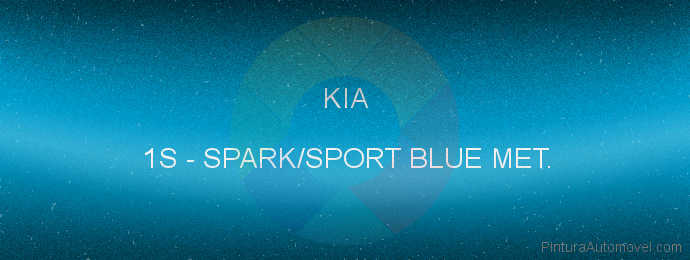 Pintura Kia 1S Spark/sport Blue Met.