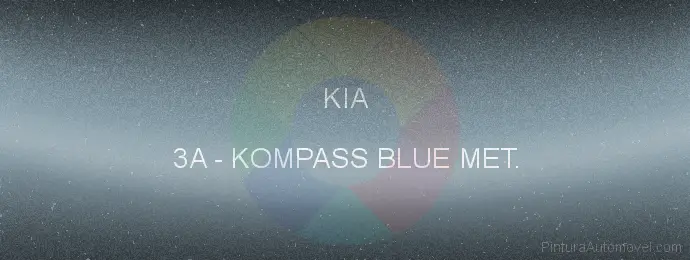 Pintura Kia 3A Kompass Blue Met.