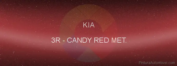 Pintura Kia 3R Candy Red Met.