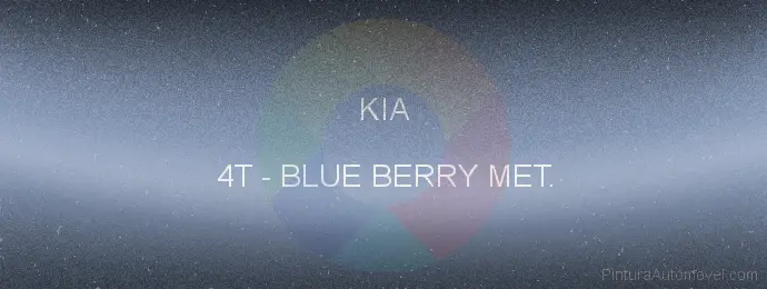 Pintura Kia 4T Blue Berry Met.