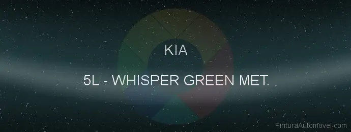 Pintura Kia 5L Whisper Green Met.