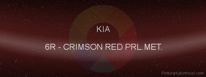 Pintura Kia 6R Crimson Red Prl.met.