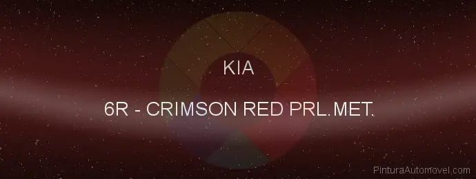 Pintura Kia 6R Crimson Red Prl.met.