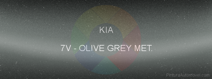 Pintura Kia 7V Olive Grey Met.
