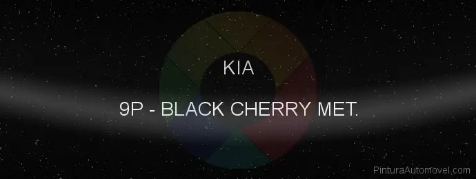 Pintura Kia 9P Black Cherry Met.