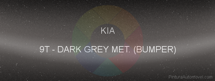 Pintura Kia 9T Dark Grey Met. (bumper)