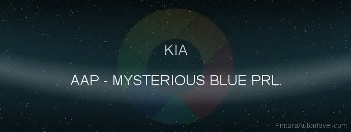 Pintura Kia AAP Mysterious Blue Prl.