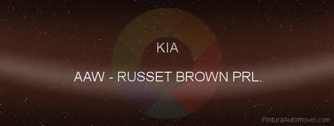 Pintura Kia AAW Russet Brown Prl.