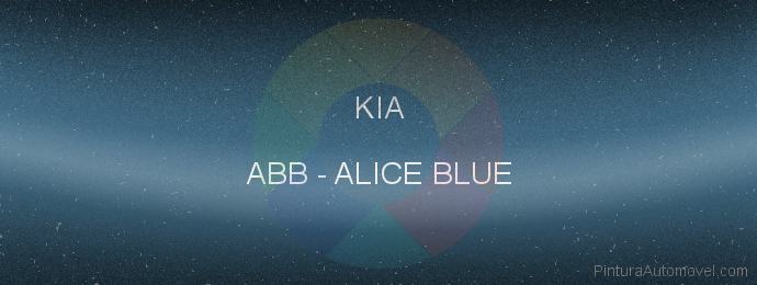 Pintura Kia ABB Alice Blue