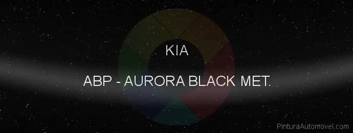 Pintura Kia ABP Aurora Black Met.