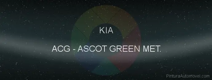 Pintura Kia ACG Ascot Green Met.