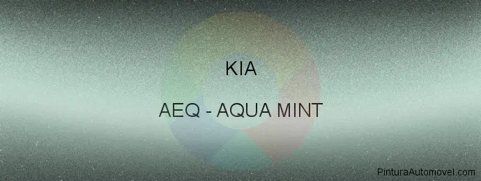 Pintura Kia AEQ Aqua Mint