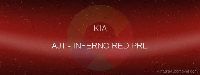 Pintura Kia AJT Inferno Red Prl.