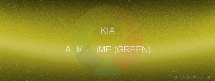 Pintura Kia ALM Lime (green)