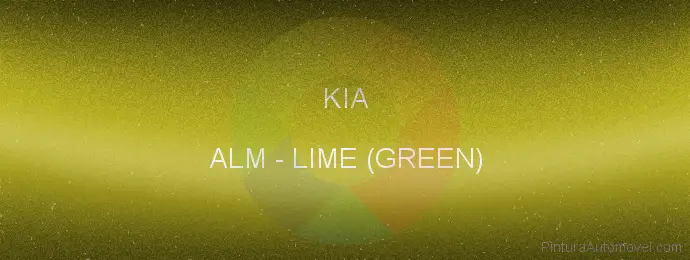 Pintura Kia ALM Lime (green)