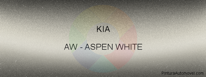 Pintura Kia AW Aspen White