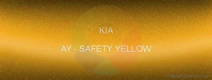 Pintura Kia AY Safety Yellow