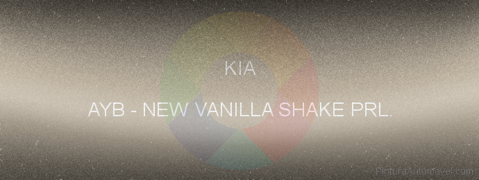 Pintura Kia AYB New Vanilla Shake Prl.