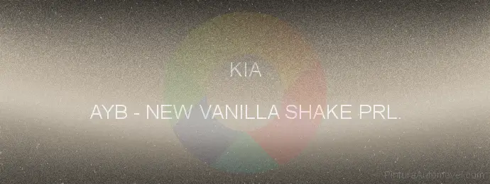 Pintura Kia AYB New Vanilla Shake Prl.