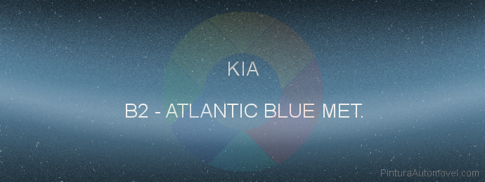 Pintura Kia B2 Atlantic Blue Met.